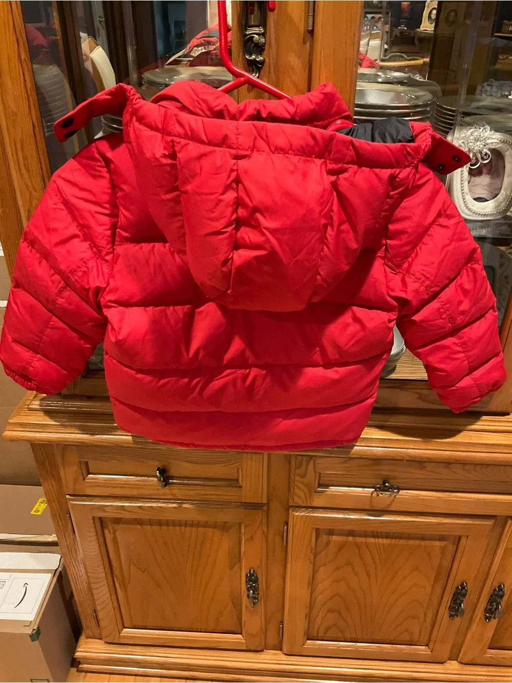 Polo by Ralph Lauren Red Quilted Kids Puffer Jacket 5